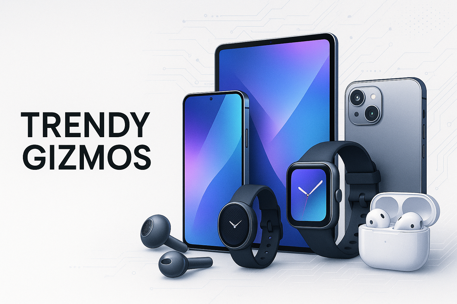 Please create a media image for my website my website name is trendy gizmo